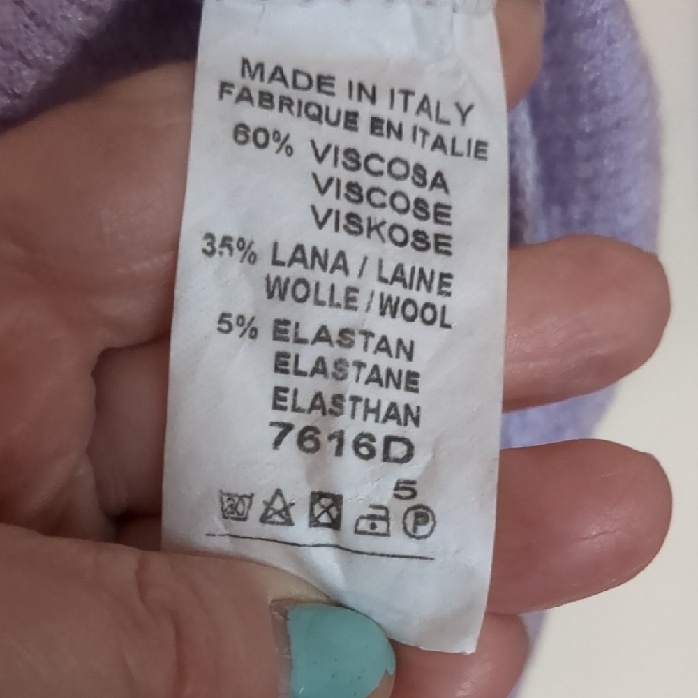 Purple Sweater with White Stars - Picture 3 of 4